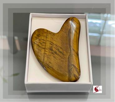 Gua Sha Massagestein Tigerauge – Stressabbau & Vitalität